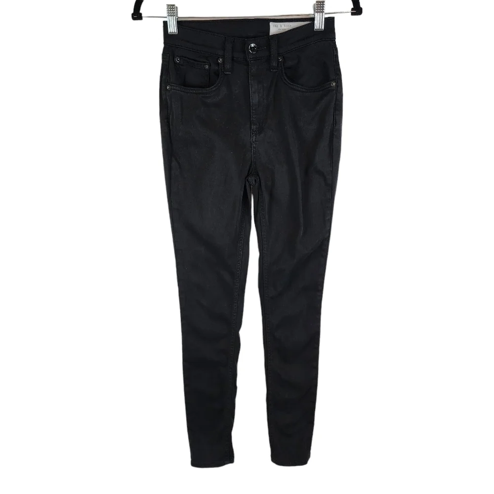 Rag &‎ Bone Nina High Rise Ankle Skinny Stretch Denim Jeans Lightweight sz 25